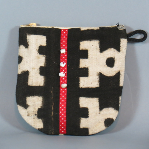 Blk/White Mudcloth Coin Bag